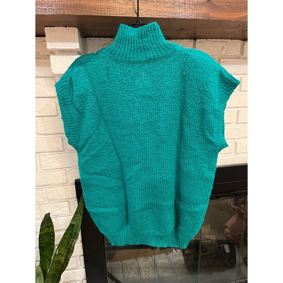 Vintage Sleeveless 80's Sweater Top by Cristina **sz Med** - Picture 2 of 4